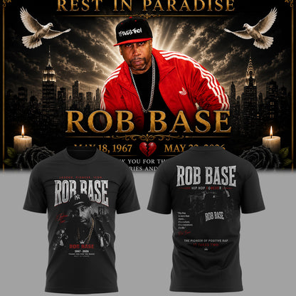 “Remembering R.Base – The Hip Hop Legend”🎤👑 Shirt-ND05232601