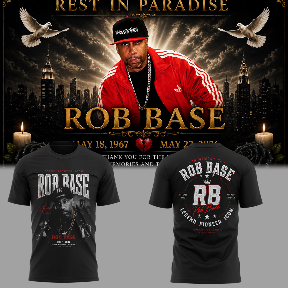 “Remembering R.Base – The Hip Hop Legend”🎤👑 Shirt-ND05232603