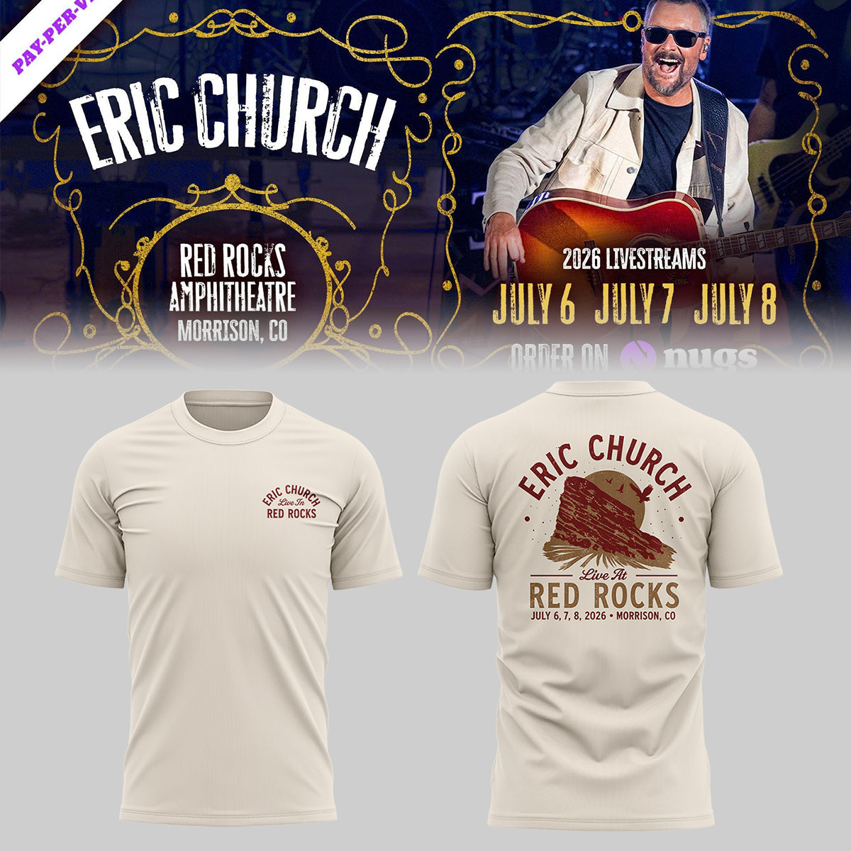 Limited Edition Red Rocks Amphitheatre Shirt
