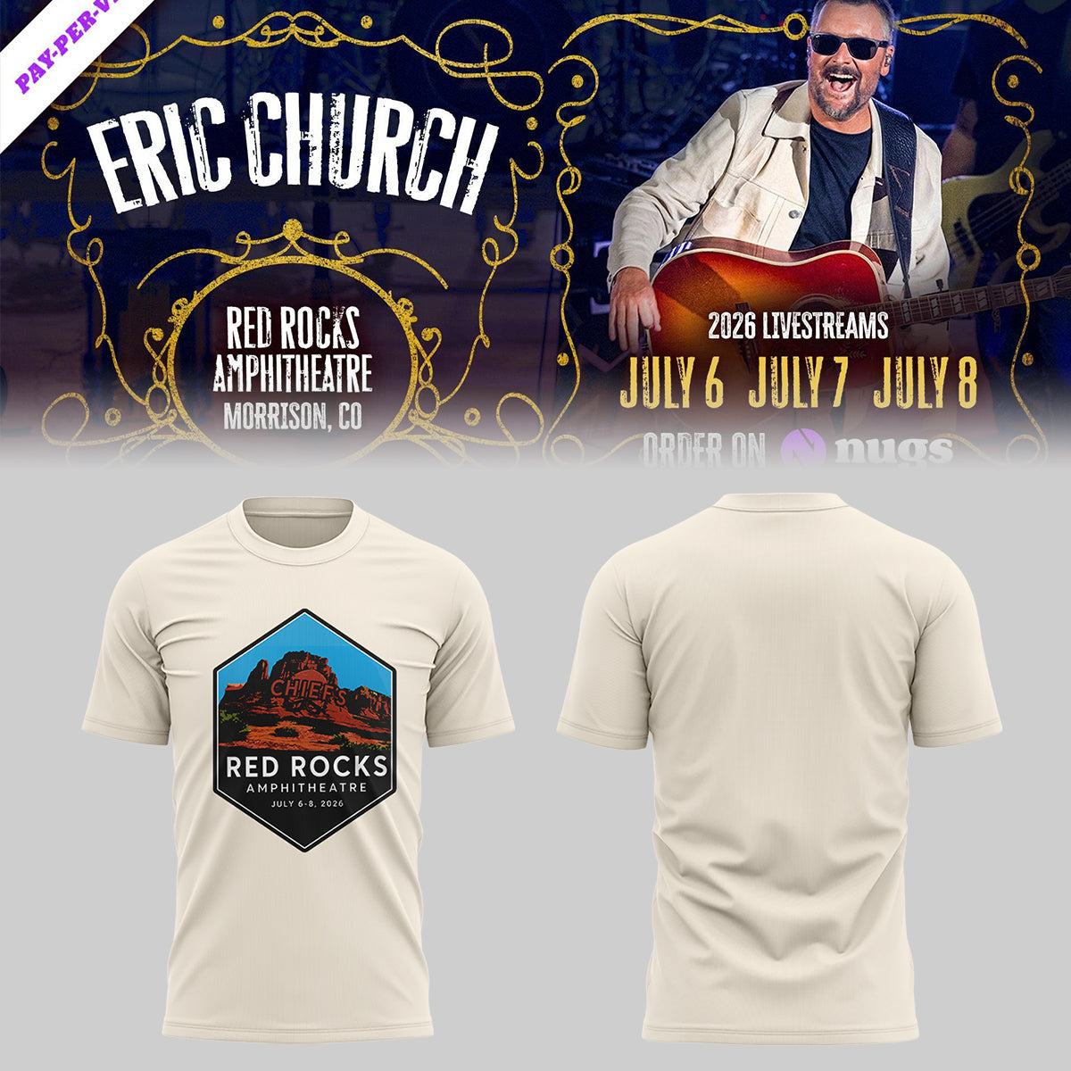 Limited Edition Red Rocks Amphitheatre Shirt