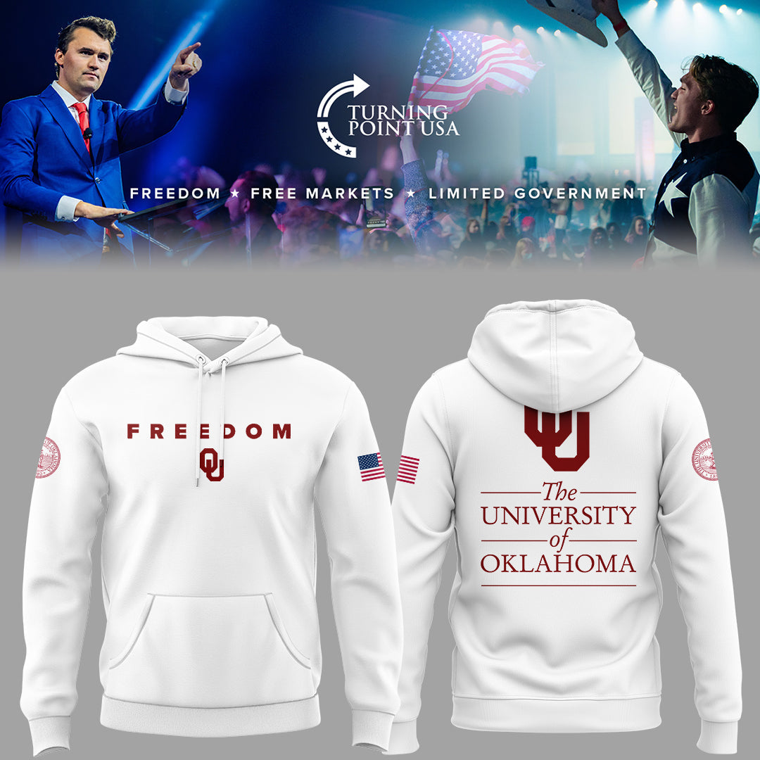 The University Of Oklahoma x Turning Point USA 2025 Hoodie