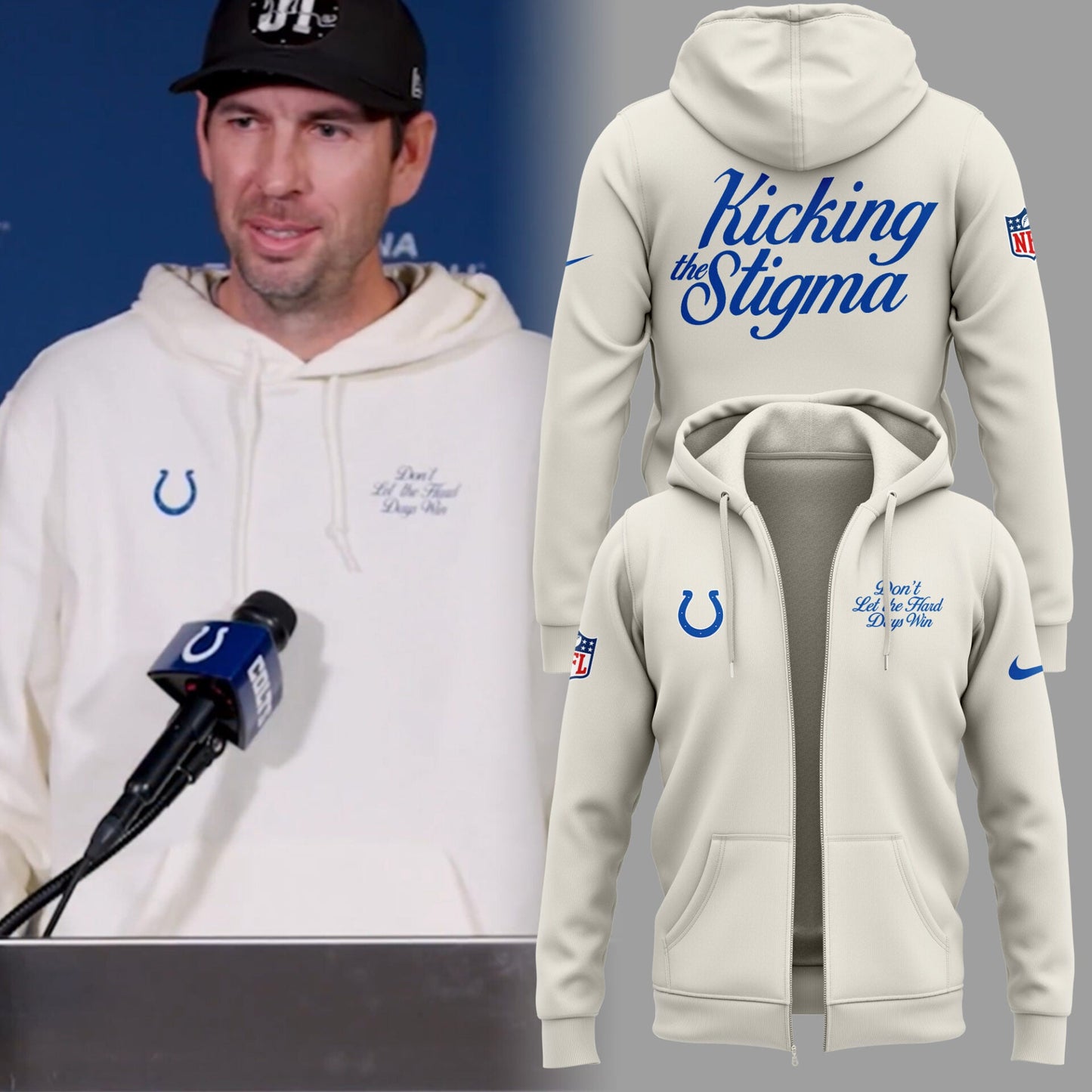 Limited Edition Dont Let The Hard Days Win ZIPHoodie-ND12112548