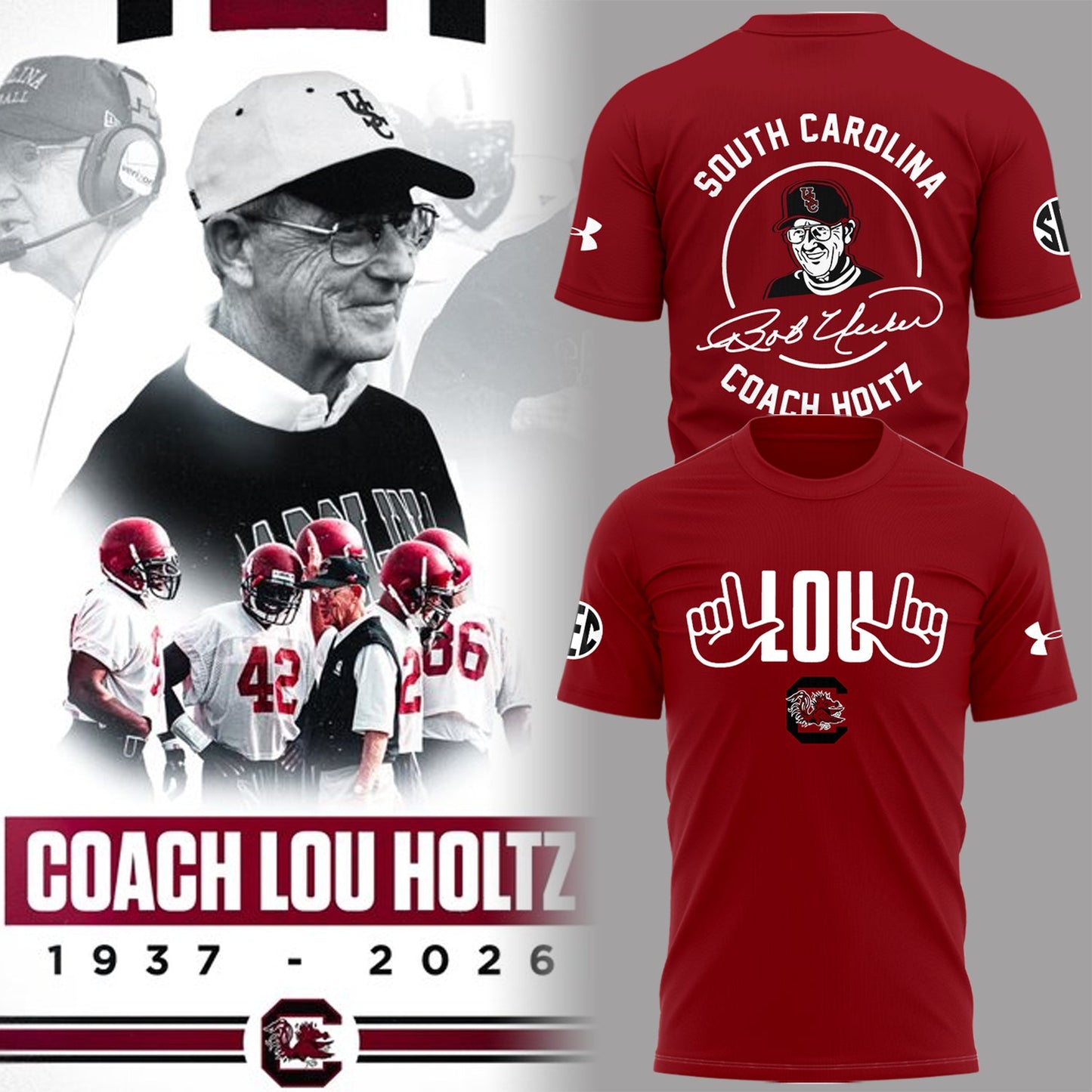 Remembering The Life And Legacy Of Lou Holtz T-Shirt