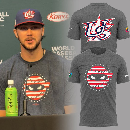 Limited Edition Ninja Usa Baseball T-Shirt