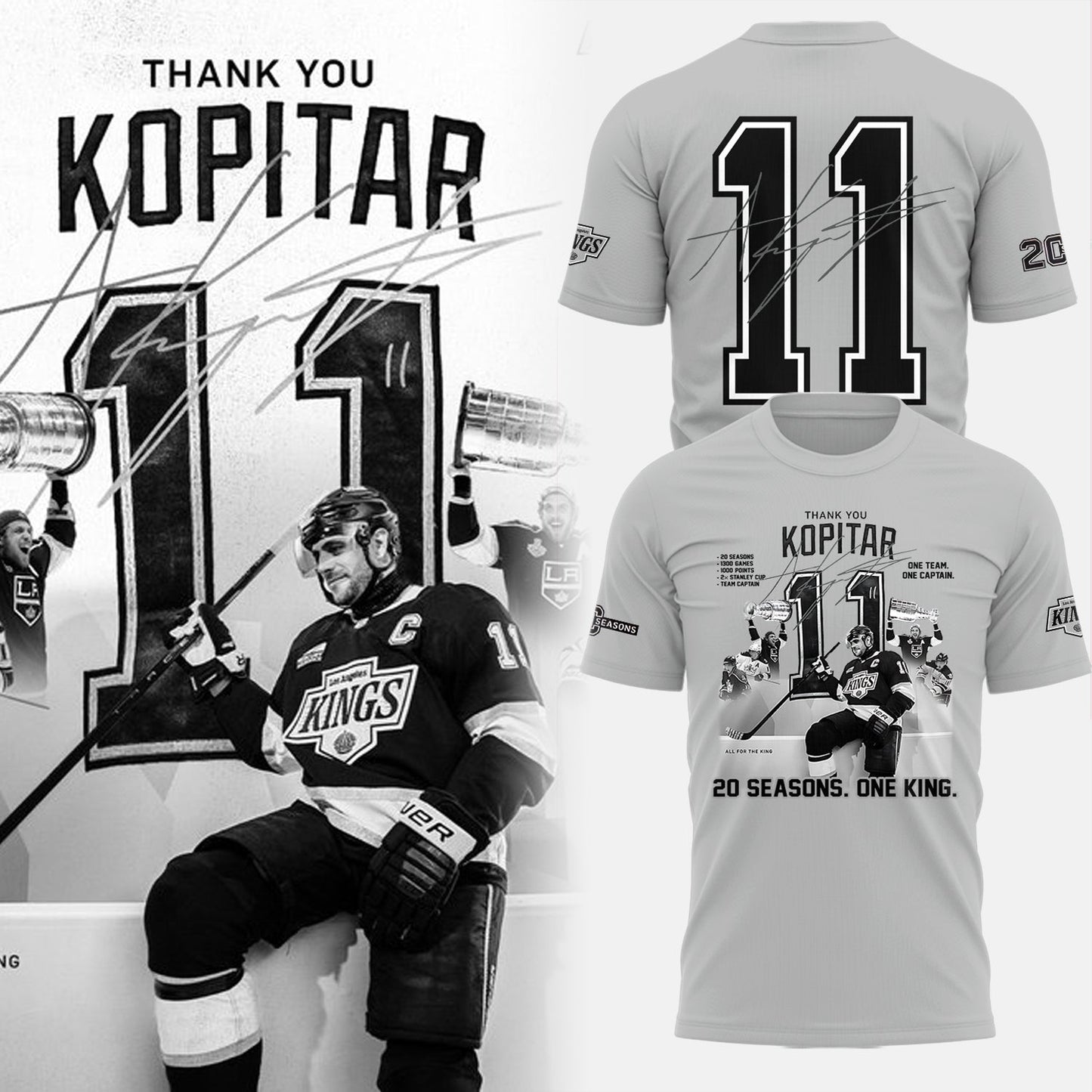 Limited Edition Anze Kopitar Tshirt-PA042726001