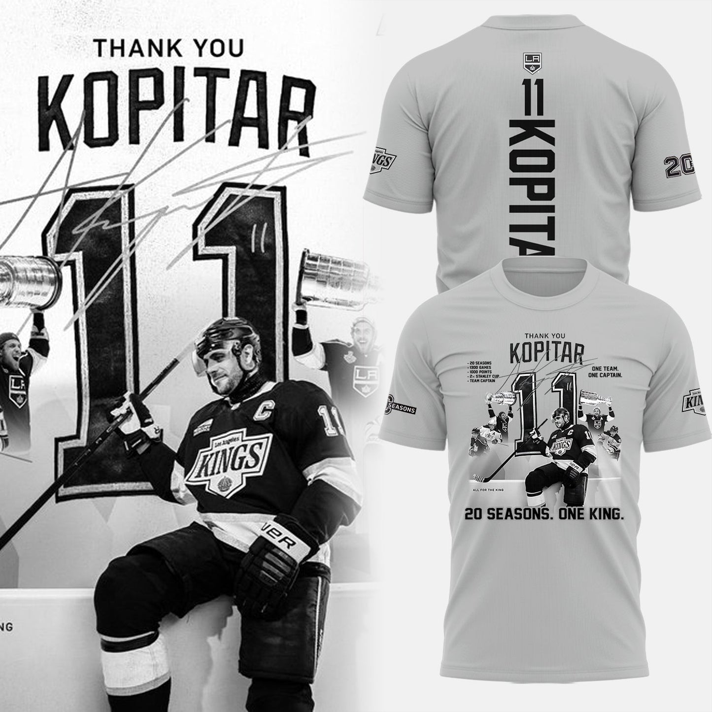 Limited Edition Anze Kopitar Tshirt-PA042726003