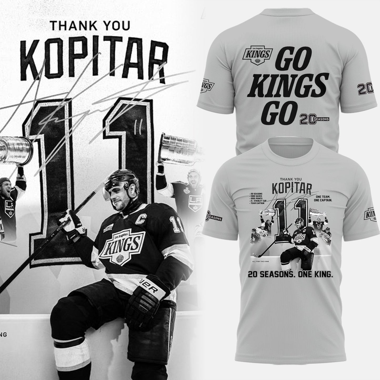 Limited Edition Anze Kopitar Tshirt-PA042726005