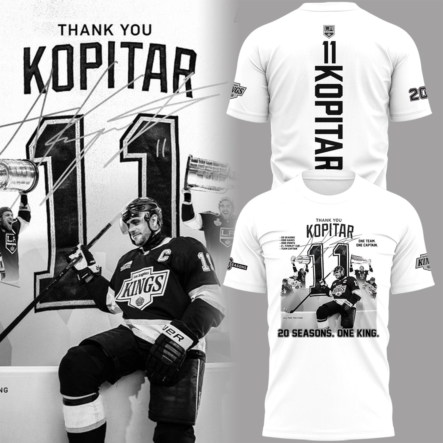 Limited Edition Anze Kopitar Tshirt-PA042726009