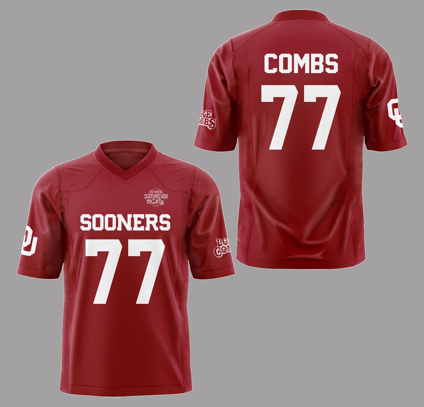 LC “My Kinda Saturday Nights Tour” at Oklahoma Memorial Stadium Football Jersey