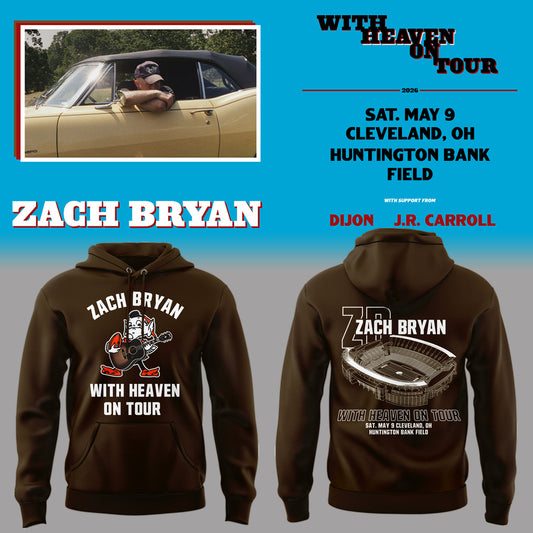 Limited Edition “With Heaven On Tour 2026” at Huntington Bank Field Stadium Hoodie