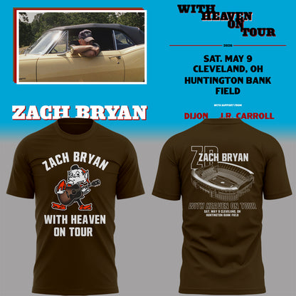Limited Edition “With Heaven On Tour 2026” at Huntington Bank Field Stadium Shirt