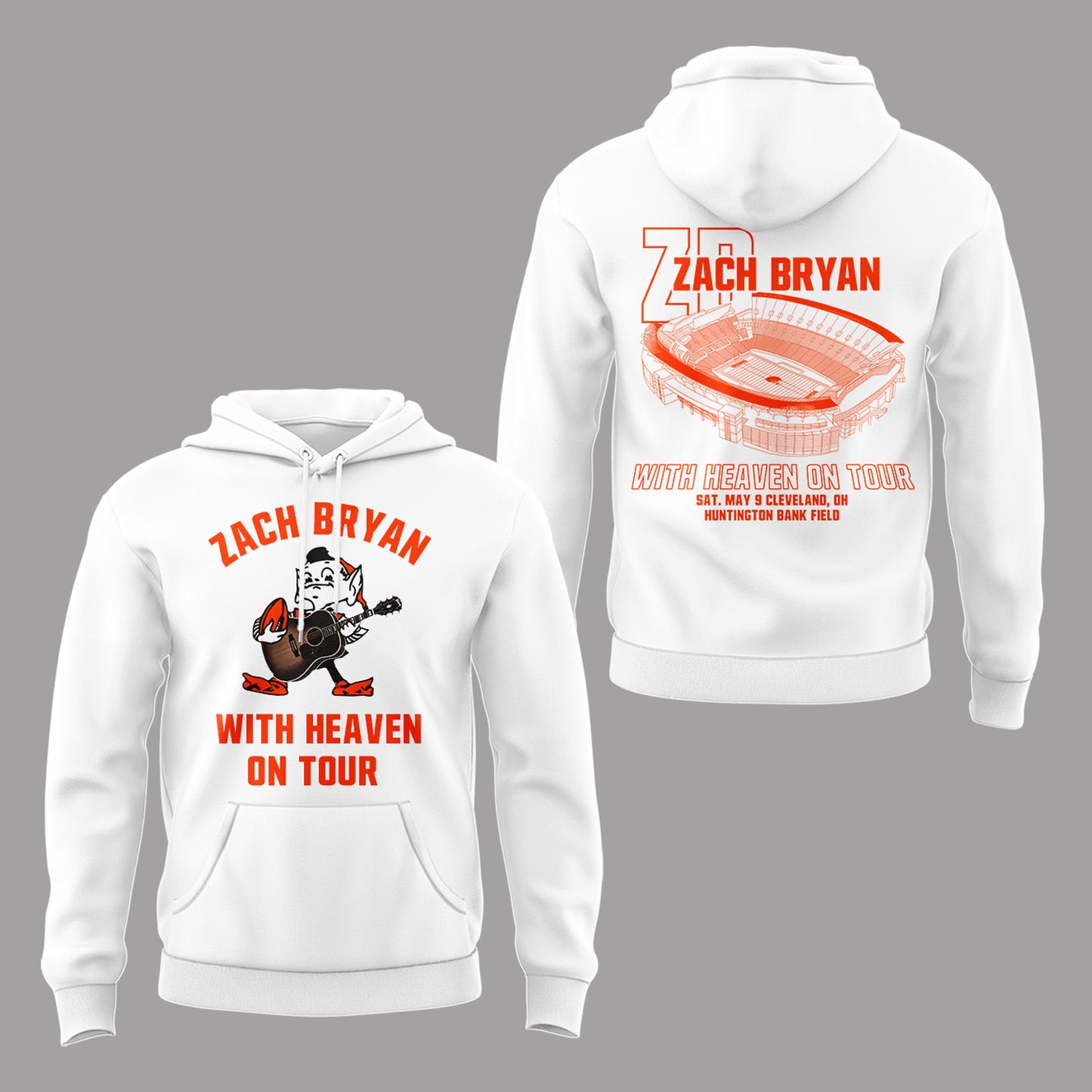 Limited Edition “With Heaven On Tour 2026” at Huntington Bank Field Stadium Hoodie