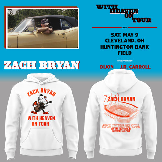 Limited Edition “With Heaven On Tour 2026” at Huntington Bank Field Stadium Hoodie