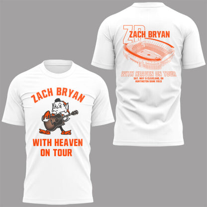 Limited Edition “With Heaven On Tour 2026” at Huntington Bank Field Stadium Shirt