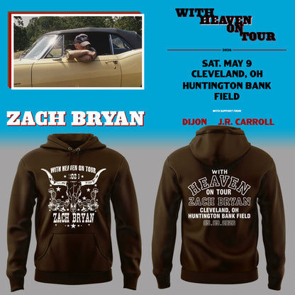 Limited Edition “With Heaven On Tour 2026” at Huntington Bank Field Stadium Hoodie