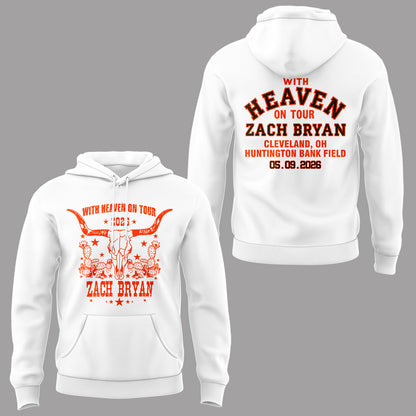 Limited Edition “With Heaven On Tour 2026” at Huntington Bank Field Stadium Hoodie