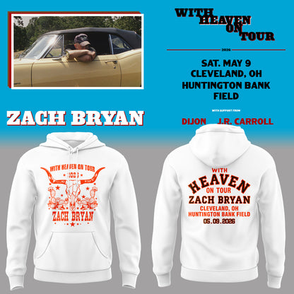 Limited Edition “With Heaven On Tour 2026” at Huntington Bank Field Stadium Hoodie