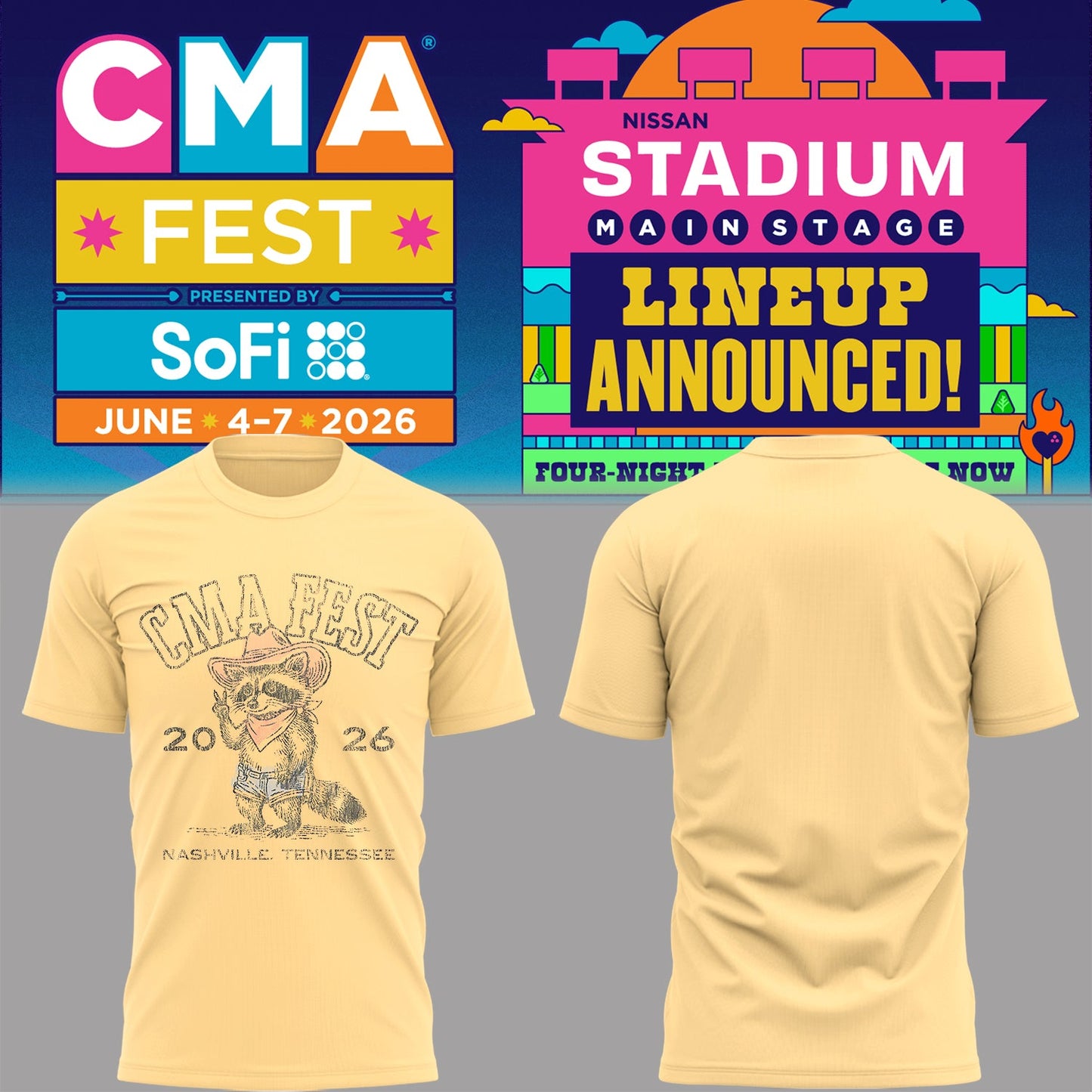 Limited Edition CMA FEST 2026 Shirt-PA060226006