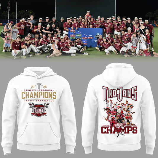 Limited Edition Troy Baseball x Champion Gainesville Regional 2026 Hoodie