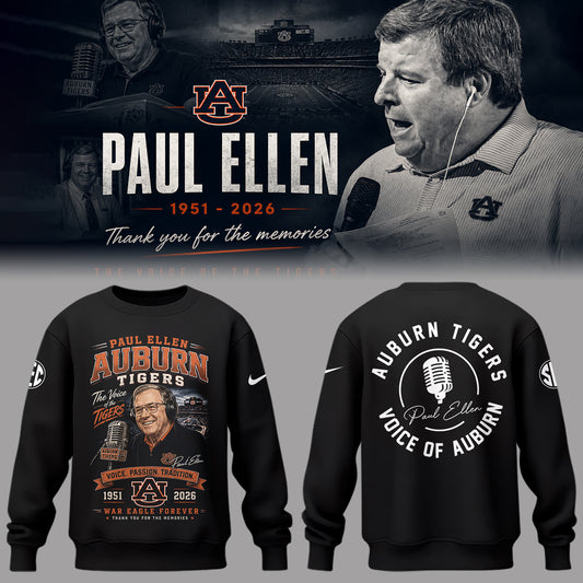 “Remembering Paul Ellen – The Voice of Auburn”🎙️🐅Sweatshirt
