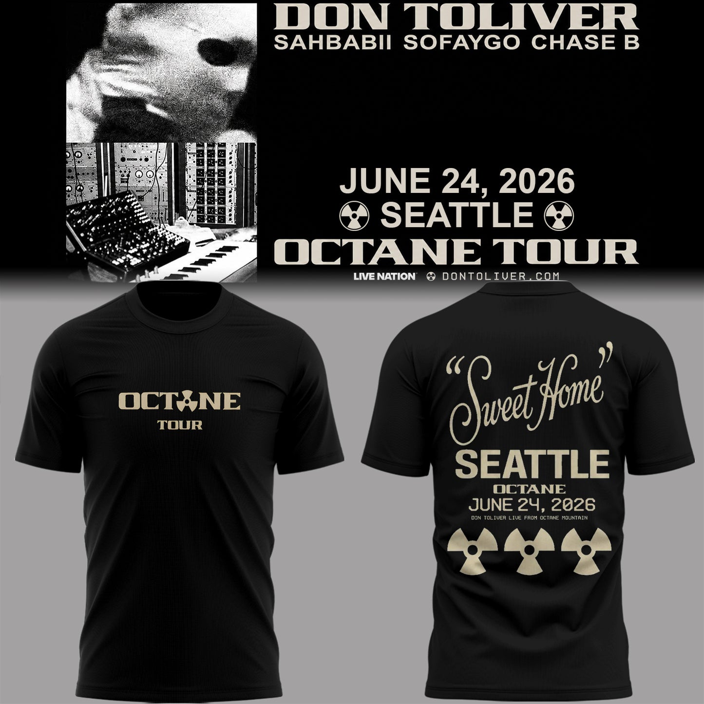 Limited Edition Octane Tour 2026 At Seattle Tshirt