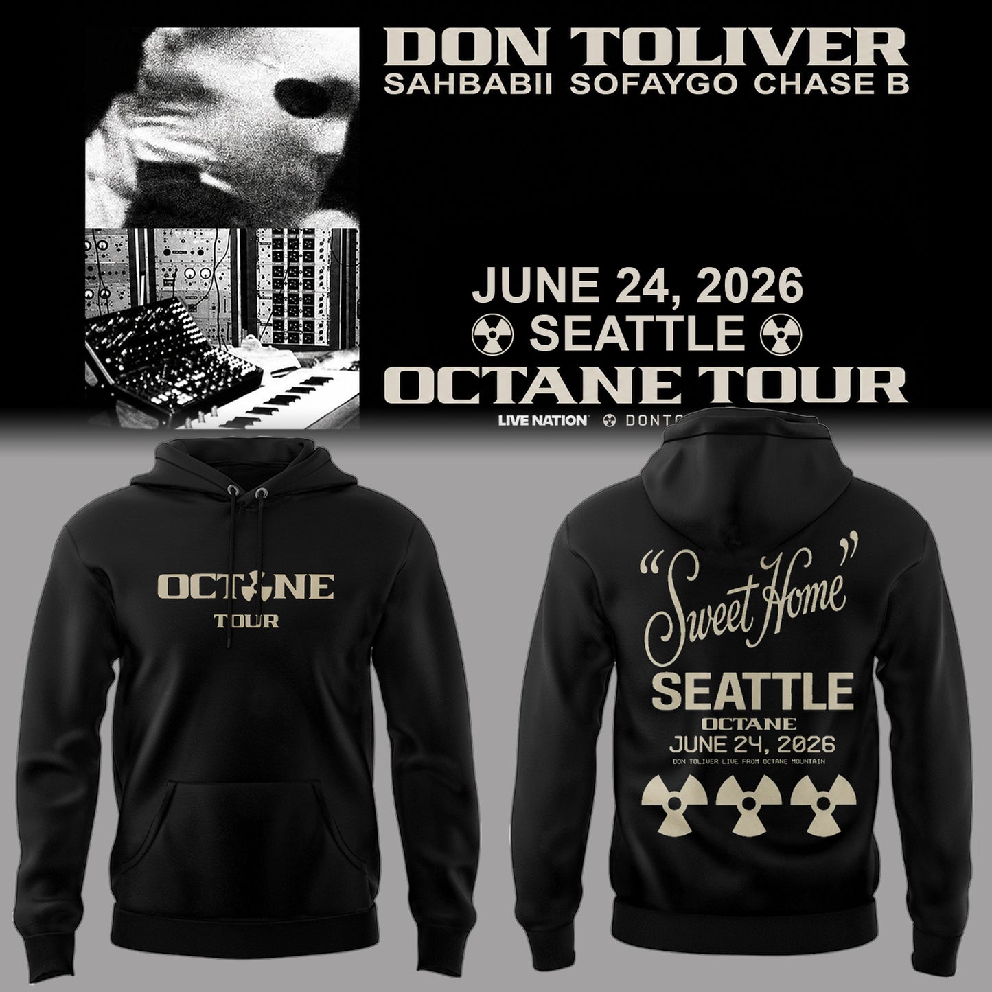 Limited Edition Octane Tour 2026 At Seattle Hoodie