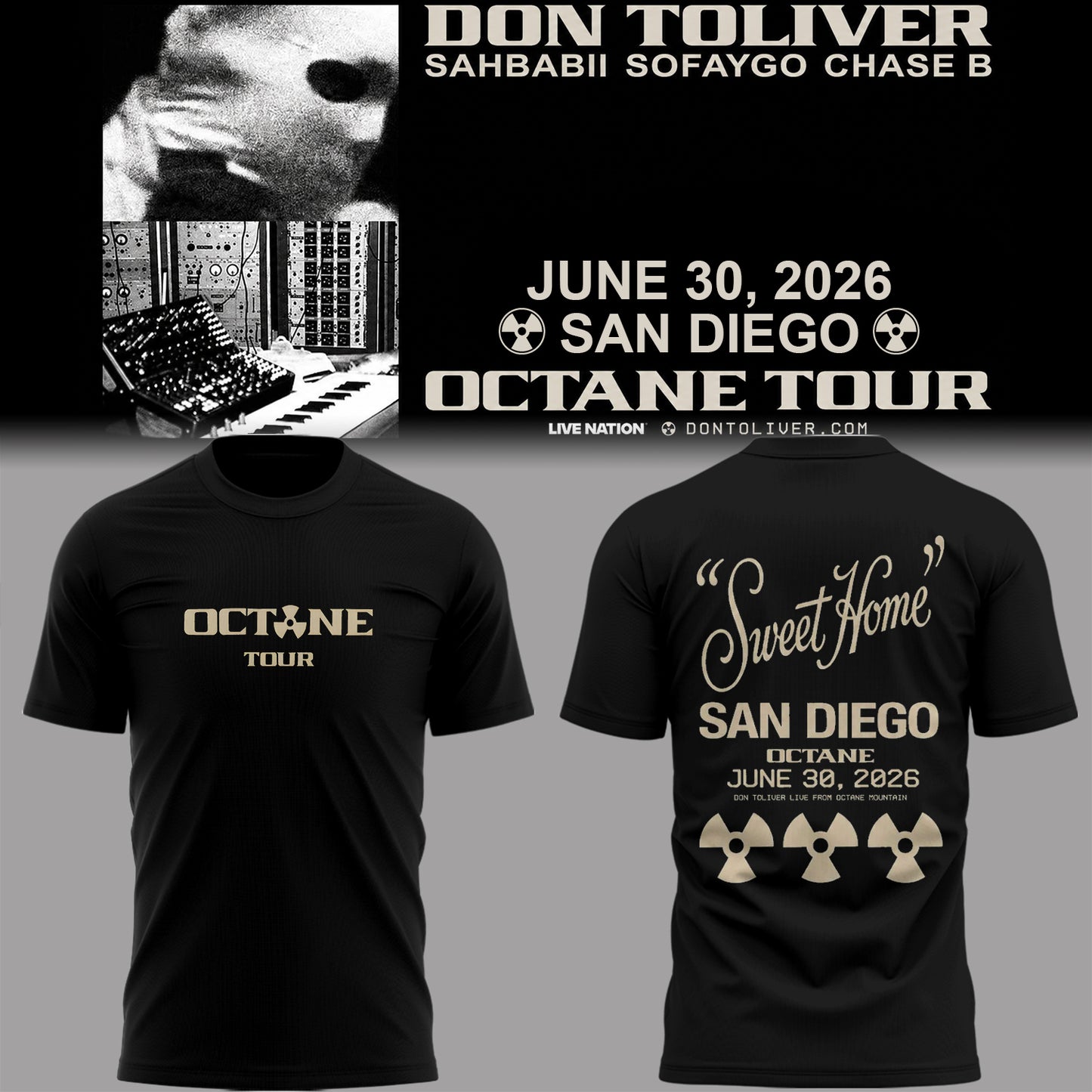 Limited Edition Octane Tour 2026 At San Diego, CA Shirt