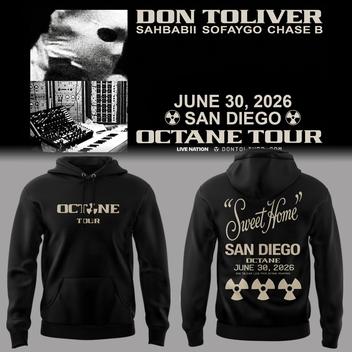 Limited Edition Octane Tour 2026 At San Diego, CA Hoodie