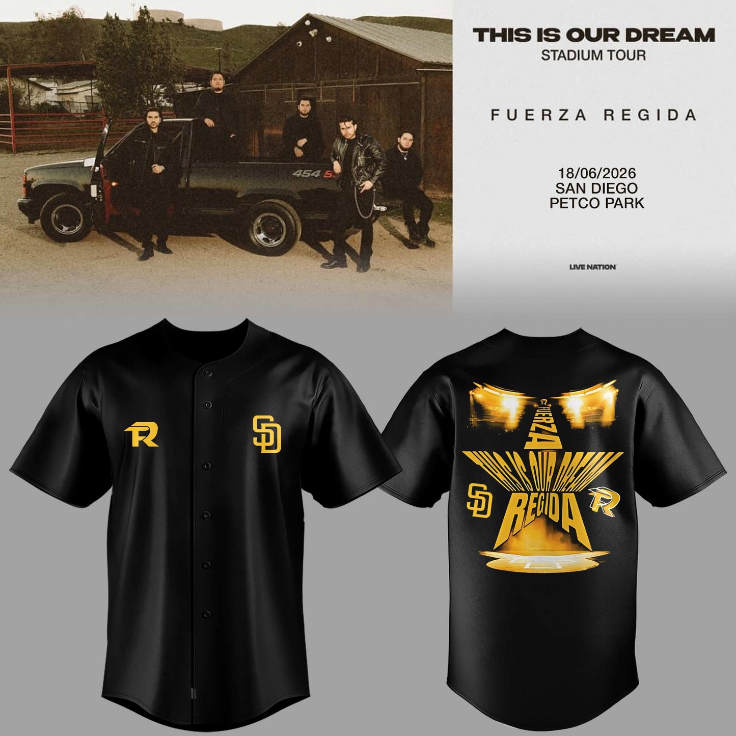Limited Editon This Is Our Dream Stadium Tour 2026 At Petco Park, San Diego Jersey