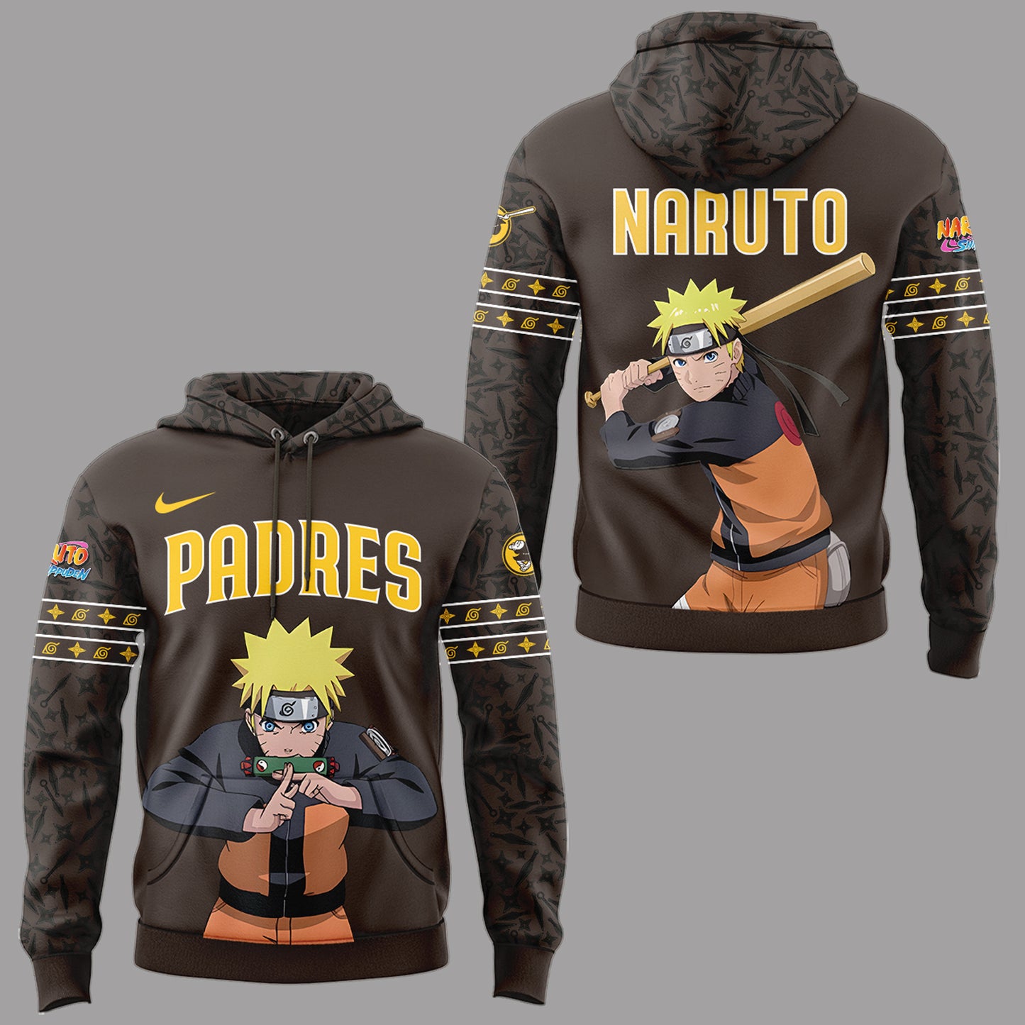 Padres ⚾ Naruto Night 🍥🍃 Hoodie