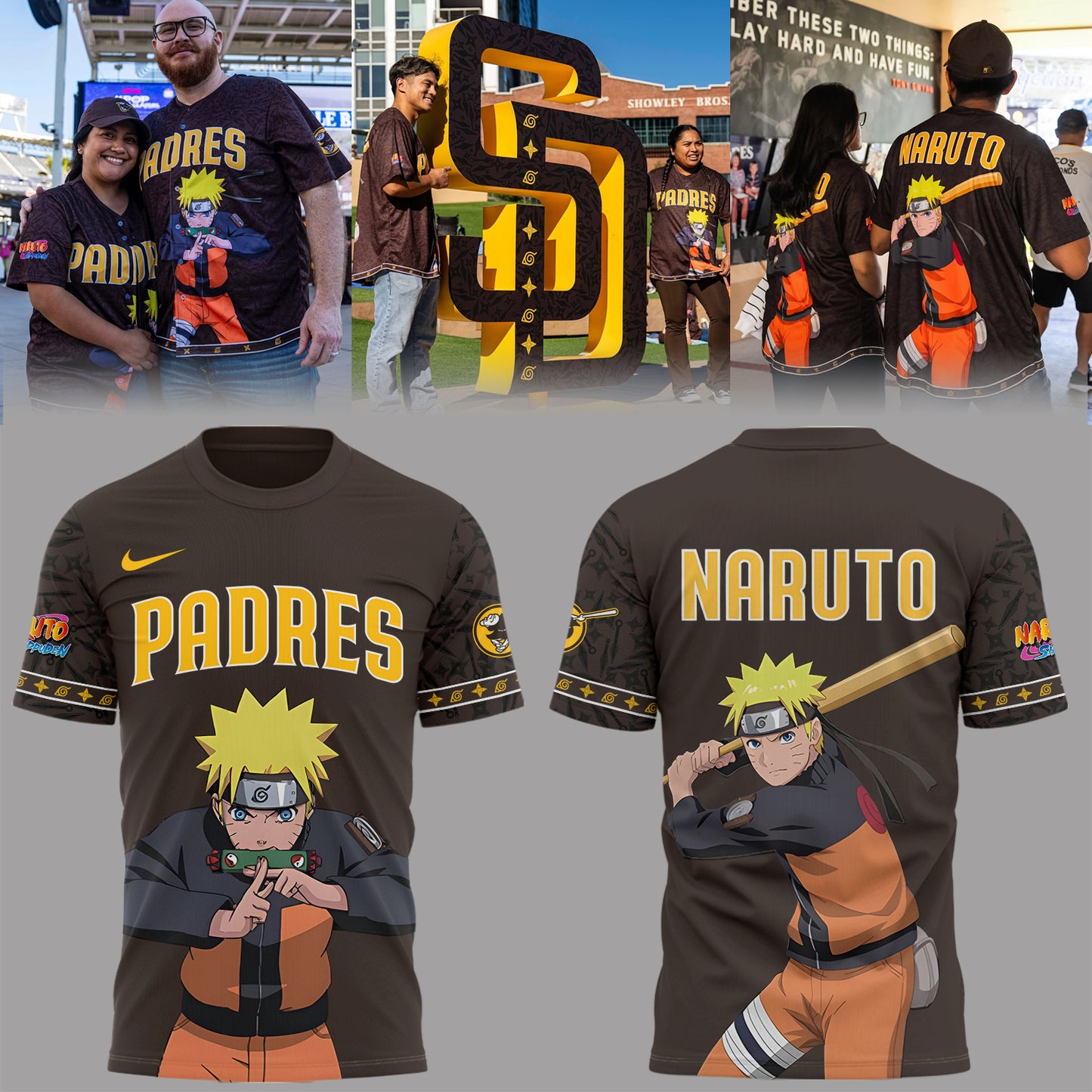 Padres ⚾ Naruto Night 🍥🍃 TShirt