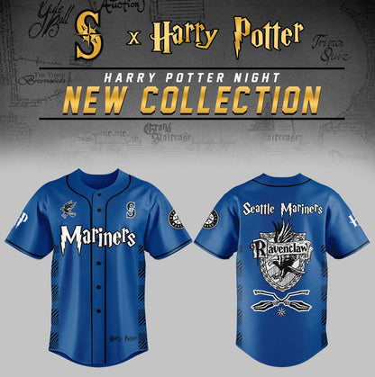 Seattle Mariners x Harry Potter Night Ravenclaw House Baseball Jersey