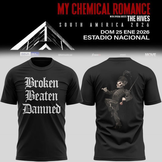Limited Edition MCR The Black Parade 2026 Tour TShirt