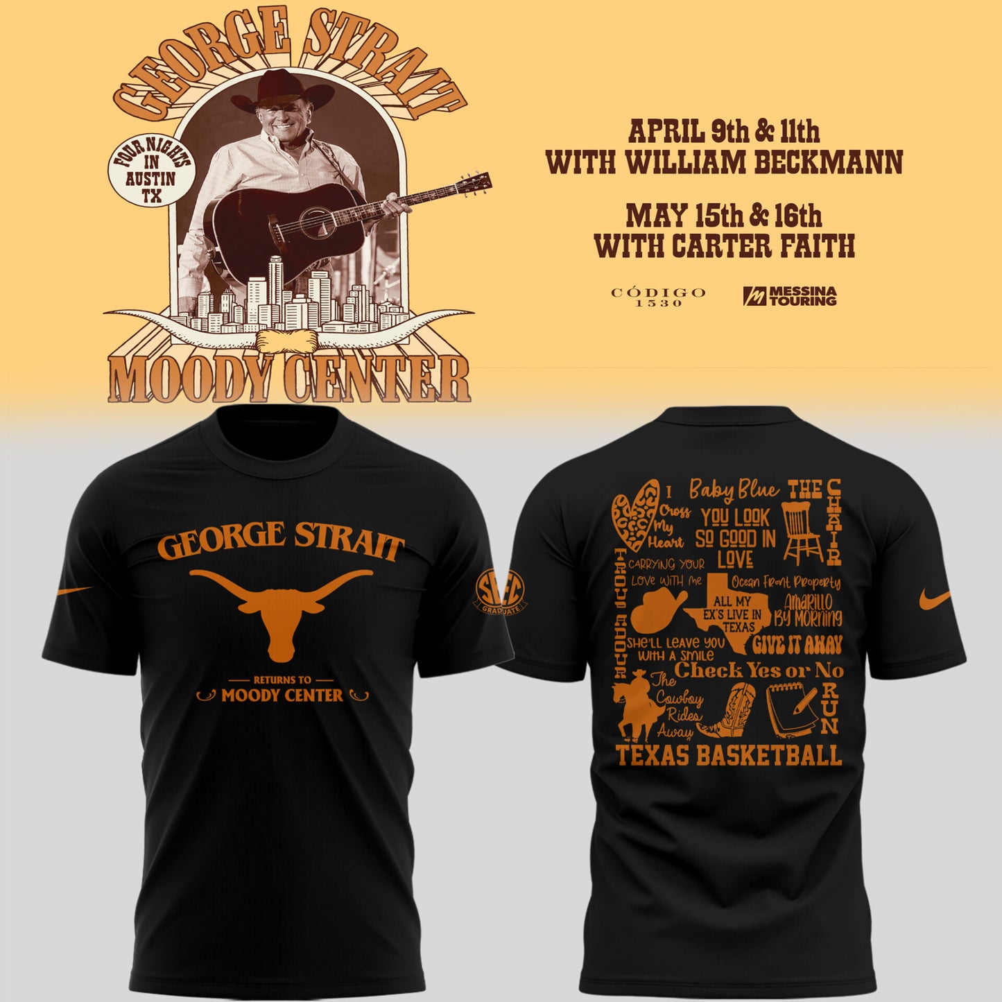 Texas GS returns to Moody Center on May 15 & 16TShirt