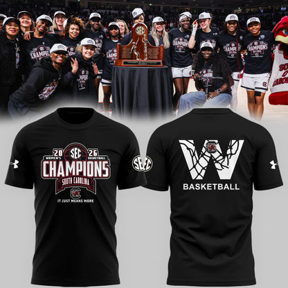 Limited Edition GamecockWBB Champions TShirt