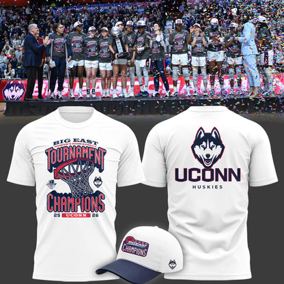 UConn Women’s Basketball 2026 BIG EAST Tournament Champions T-Shirt