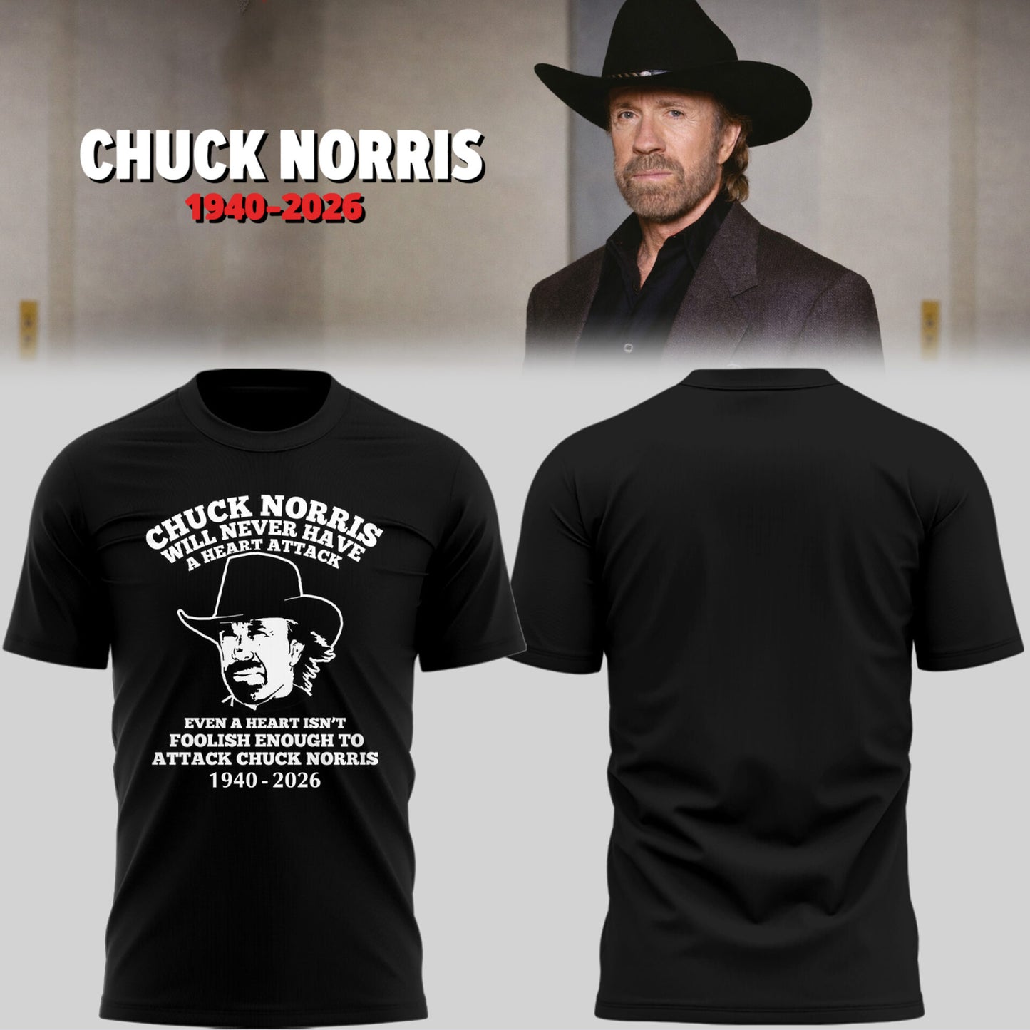 REST IN PEACE 🖤🕊️ C.Norris Tshirt