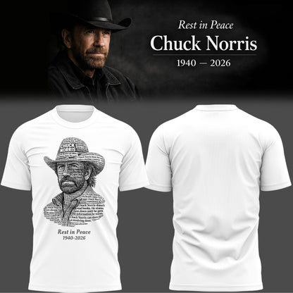 REST IN PEACE 🖤🕊️ C.Norris Tshirt