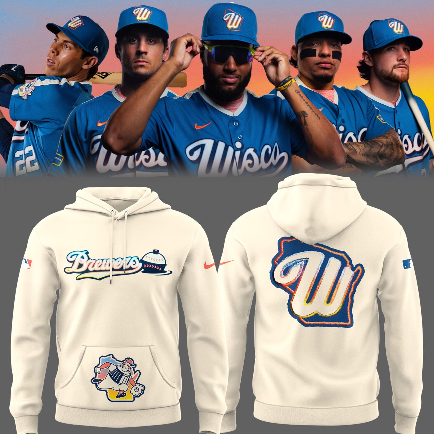 BREW ⚾ City Connect “That’s the Wisco way” Hoodie