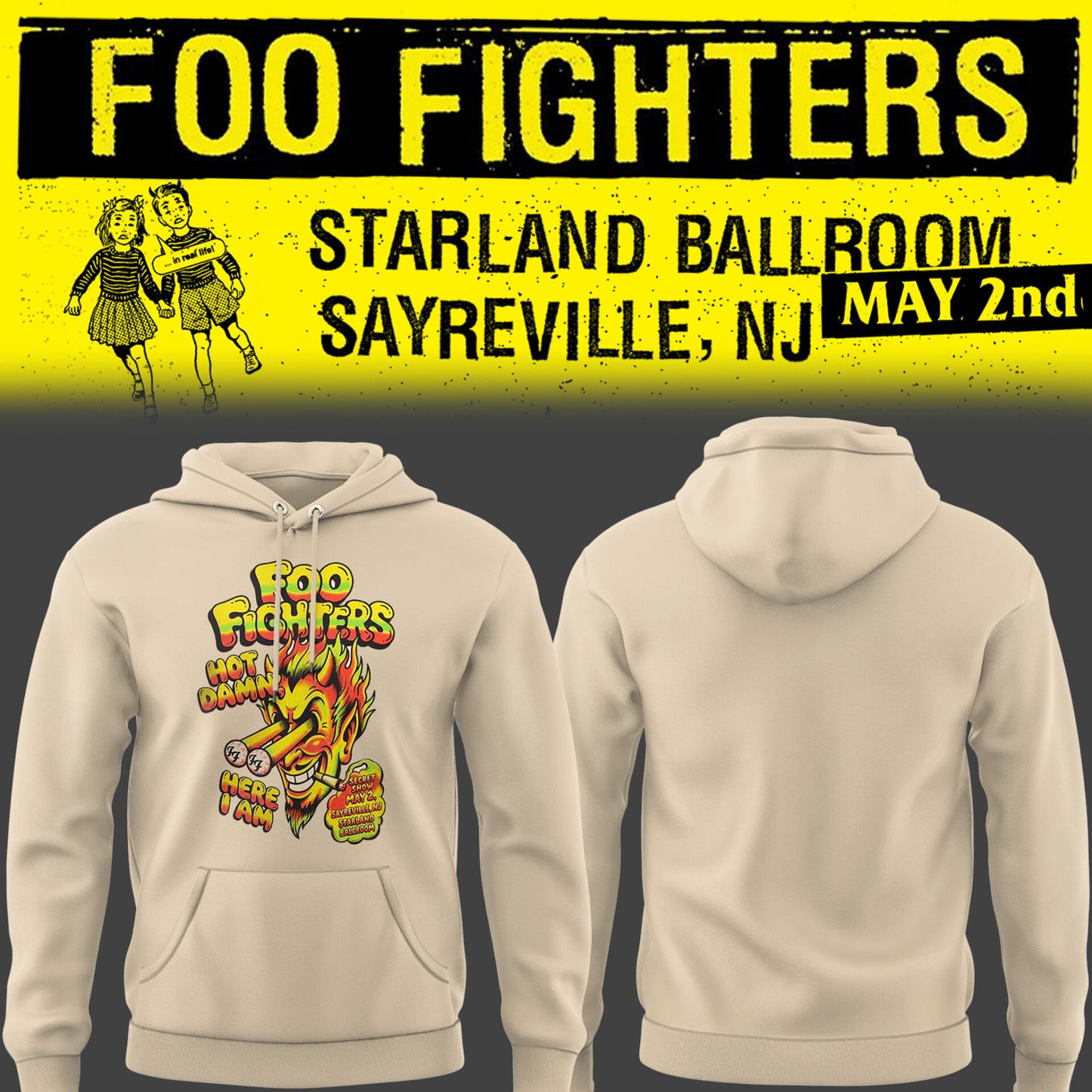 F.Fighter 🎵 Starland Ballroom (Sayreville, NJ) 05-02-26 Hoodie