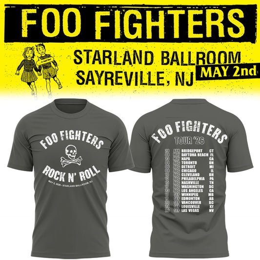 F.Fighter 🎵 Starland Ballroom (Sayreville, NJ) 05-02-26 TShirt