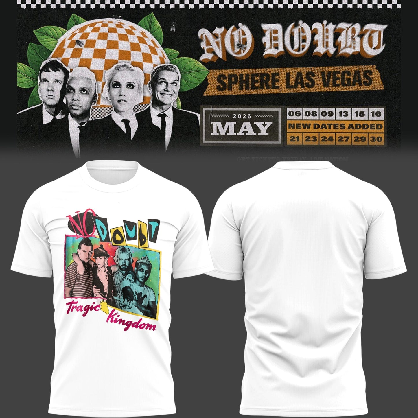 Limited Edition N. Doubt Live at Sphere 2026 Shirt-PU26050803