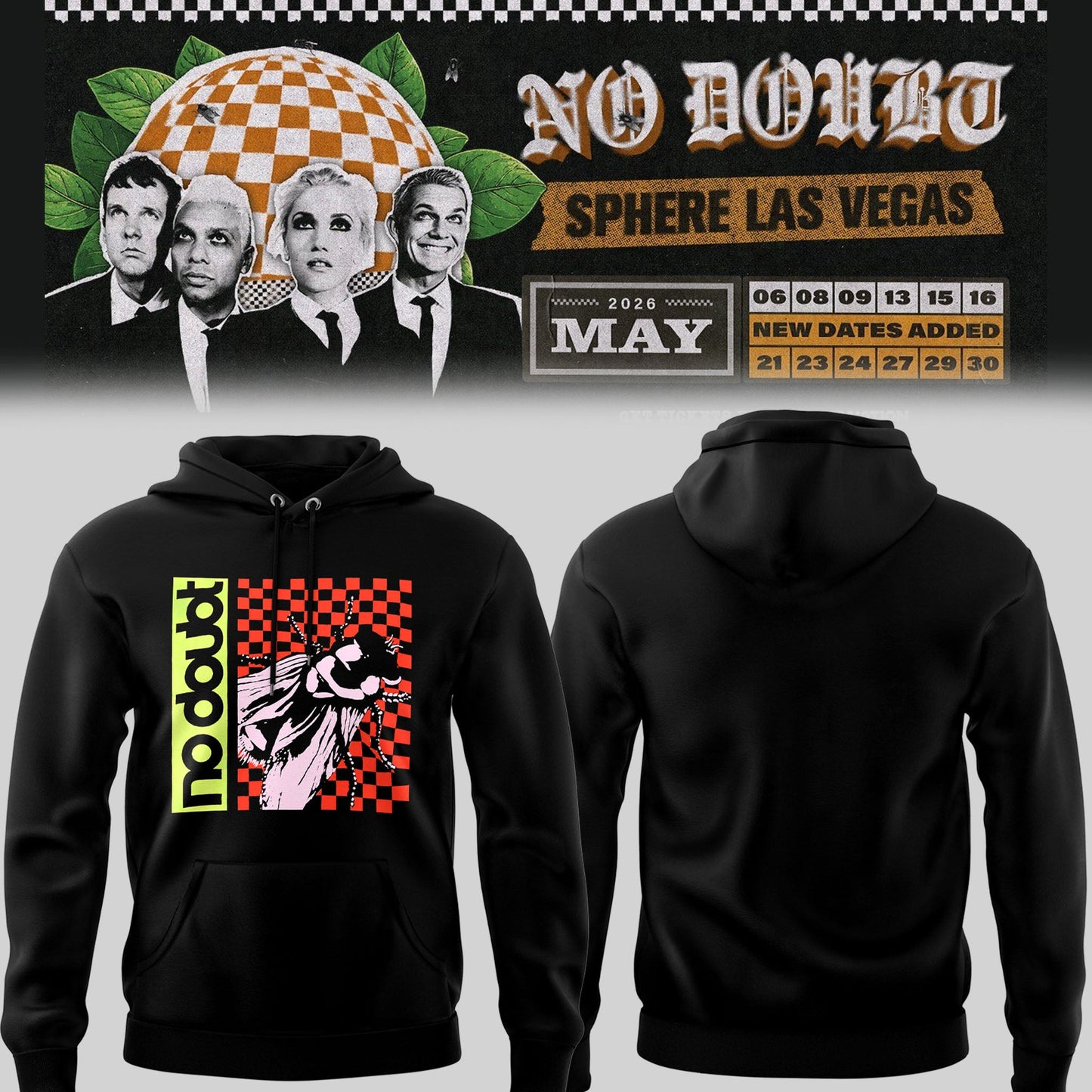 Limited Edition N. Doubt Live at Sphere 2026 Hoodie-PU26050814