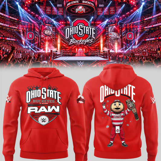 Limited Edition W.W.E Monday Night RAW At Schottenstein Center, Ohio Hoodie