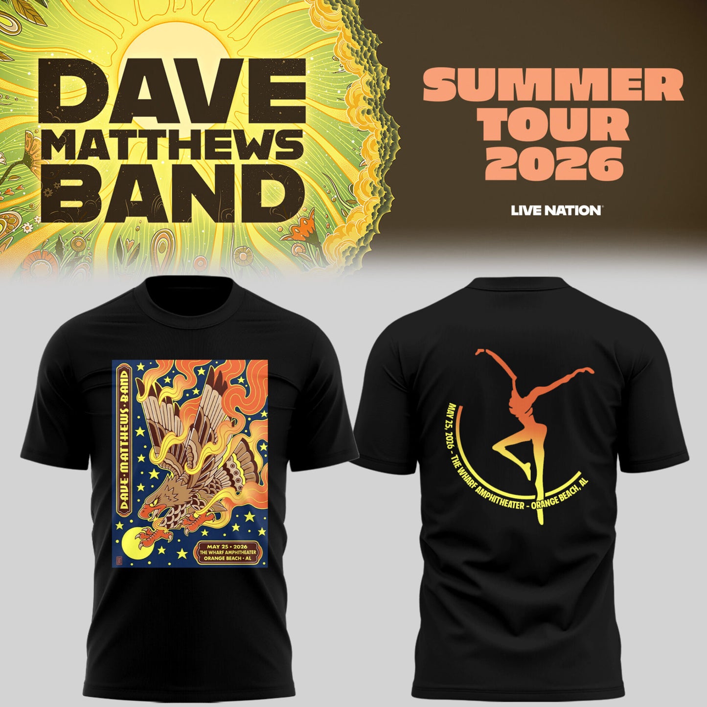 DMB Summer Tour May 26th, 2026 – Tampa, FL TShirt