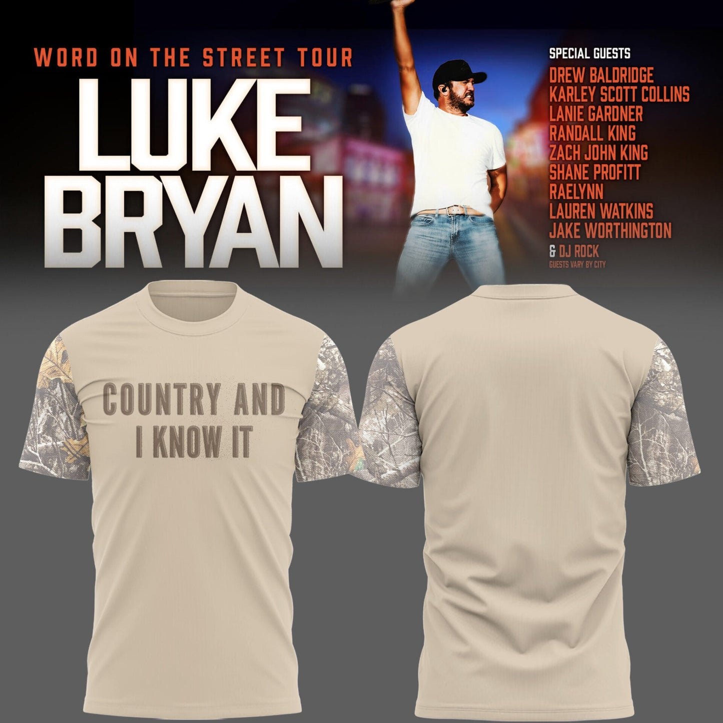 LB “Word On The Street Tour” 🎤🤠 Shirt