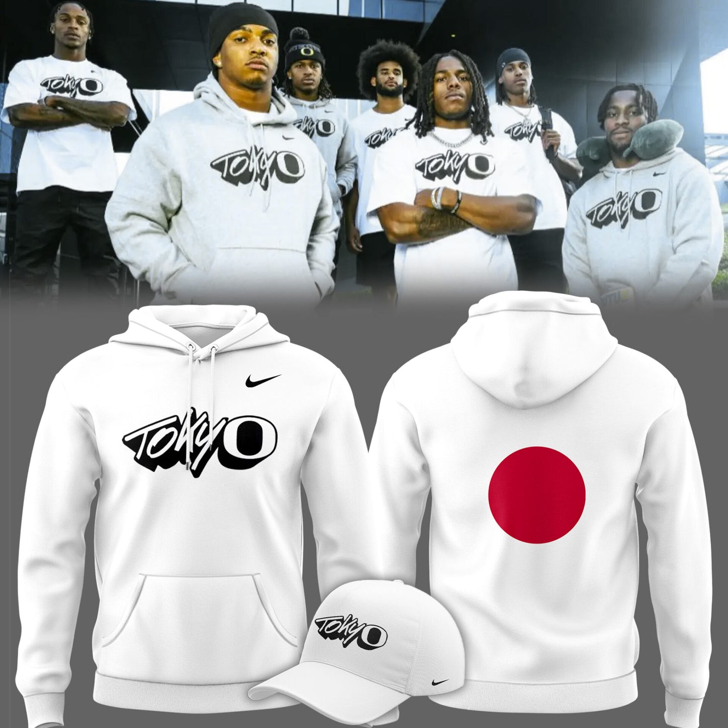 Oregon Fb TokyO Hoodie