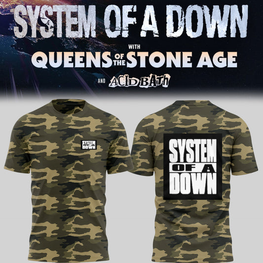 Limited Edition SOAD UK & Europe Stadium Tour 2026 T-Shirt