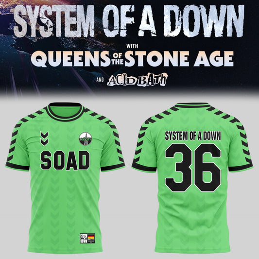 Limited Edition SOAD UK & Europe Stadium Tour 2026 T-Shirt