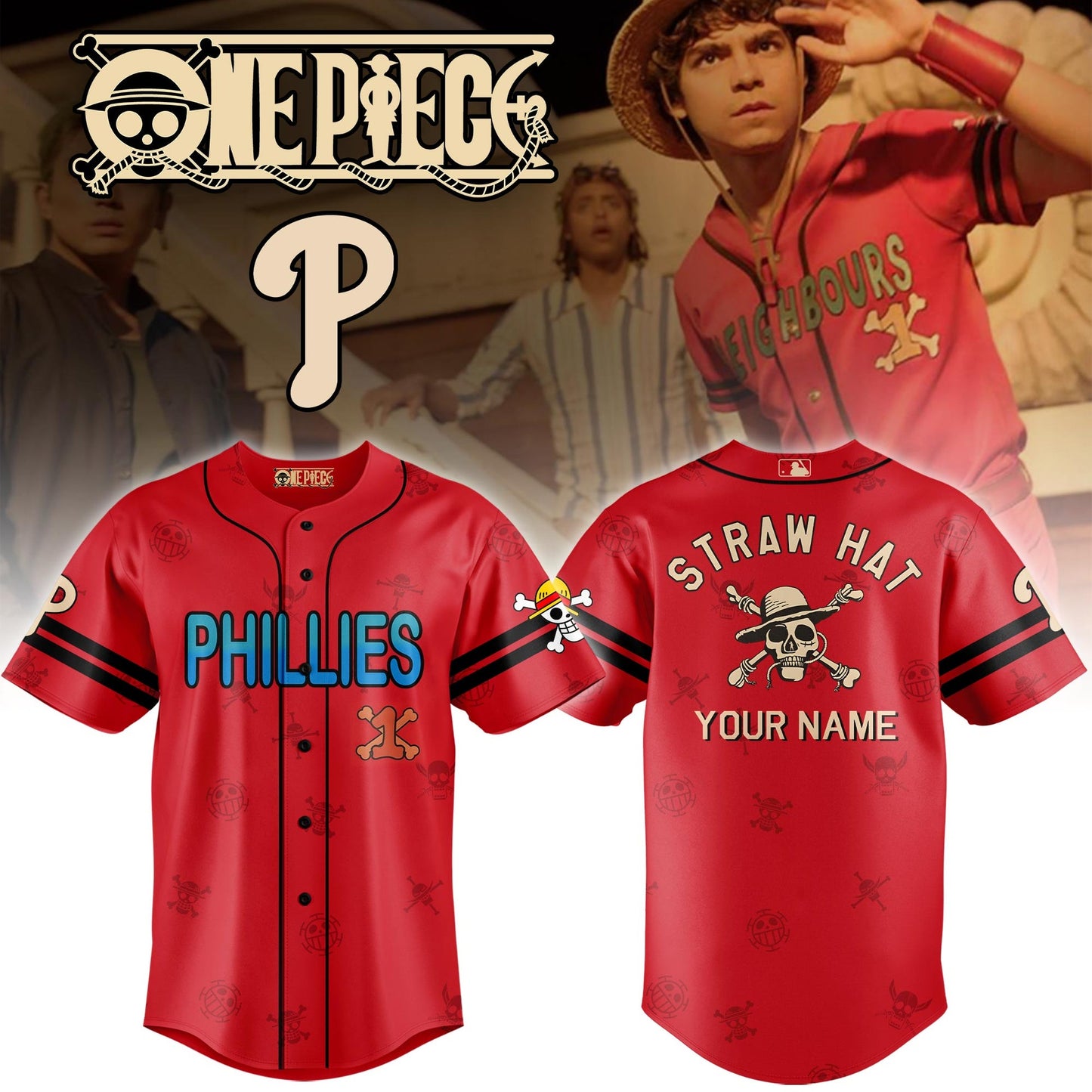 ALL TEAM MLB x One Piece Film Jersey Limited Edition + Selling Out Fast (PICK ONE TEAM)